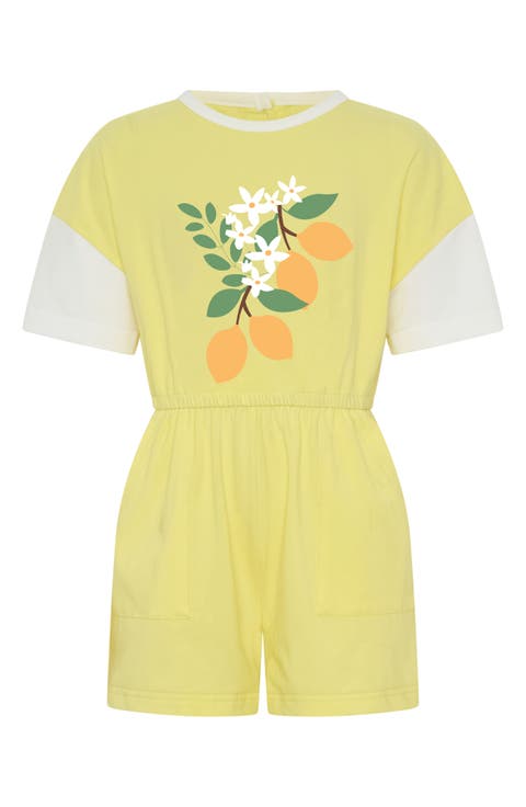 Kids' Lemon Relaxed Fit Romper (Toddler & Little Kid)