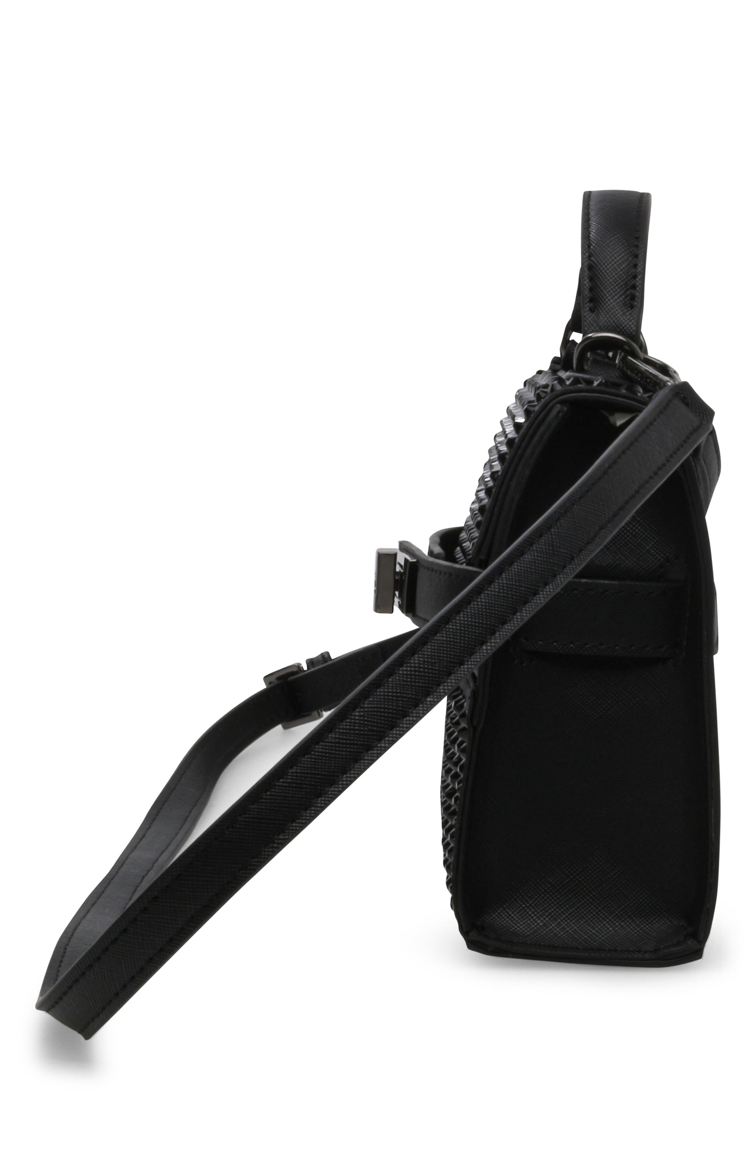 Steve Madden Dignity Mini Embellished Faux Leather Crossbody Bag, Alternate, color, 