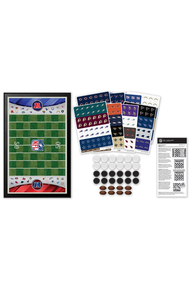 NFL - League Checkers Board Game, Alternate, color, Multicolor
