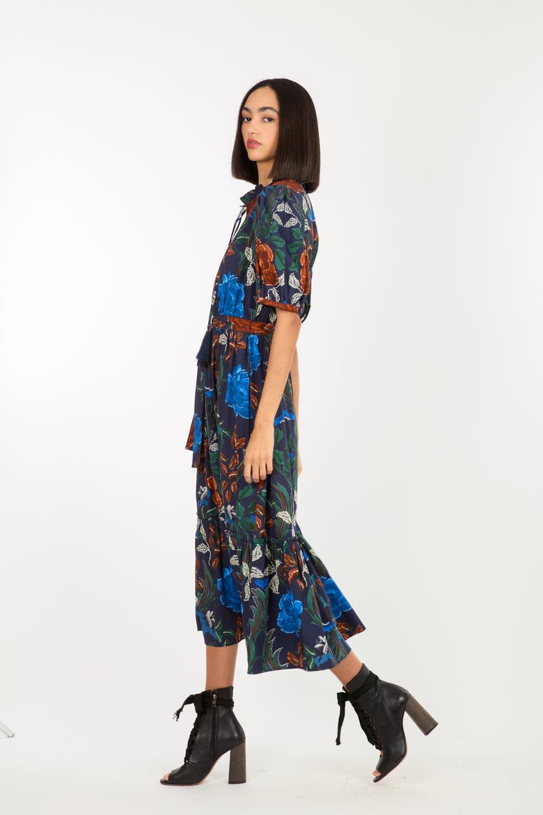 Britt Dress, Alternate, color, Mixed Foliage