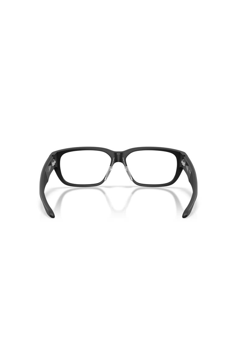 Oakley 54mm Rectangle optical glasses, Alternate, color, Black