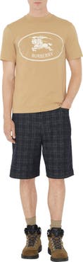 Burberry Knight Stamp Cotton T-shirt