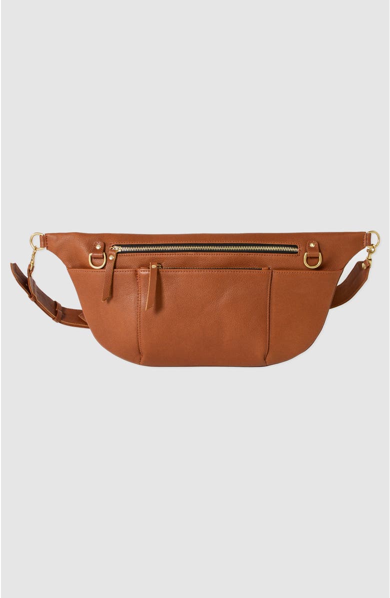 TAH Commuter Fanny Pack, Main, color, Whiskey