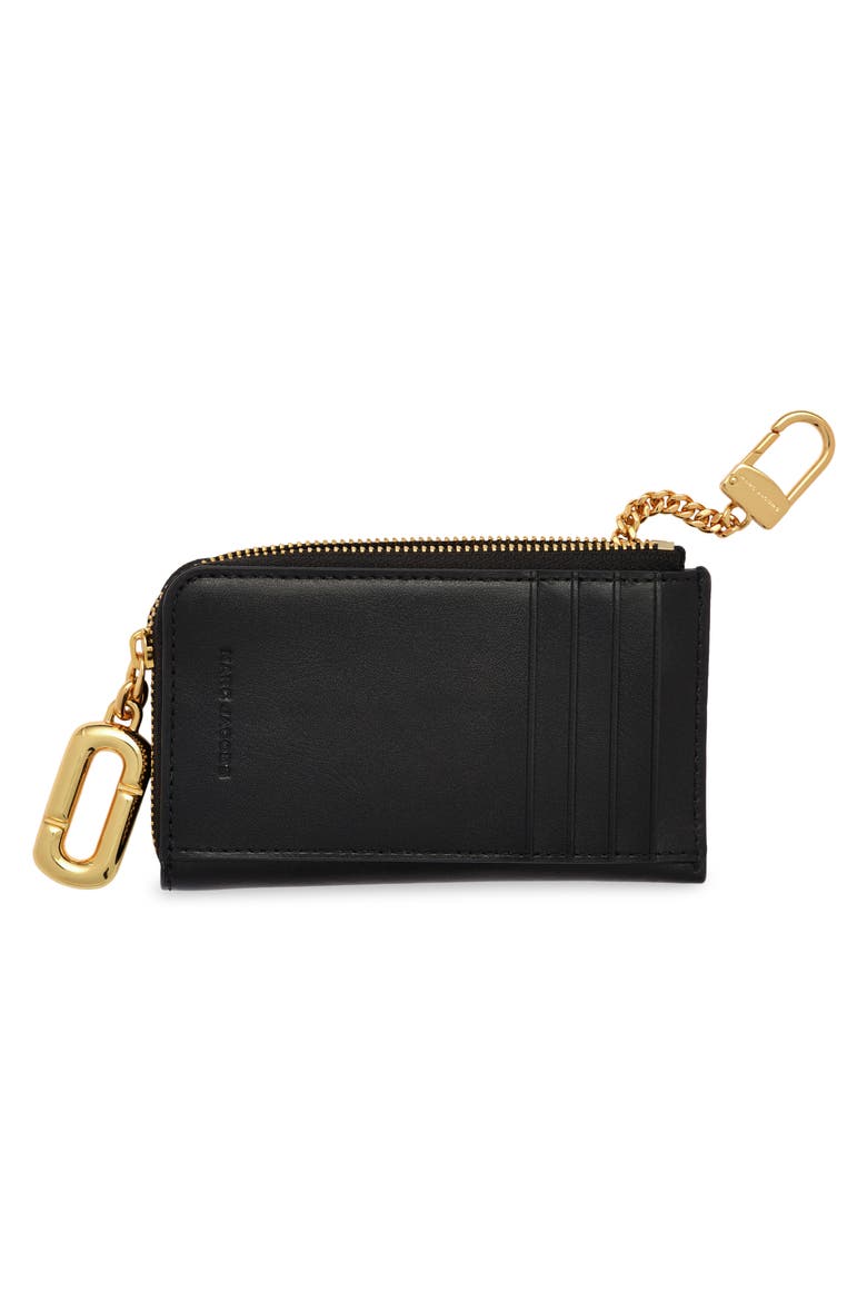 The Top Zip Multi Wallet, Alternate, color, BLACK