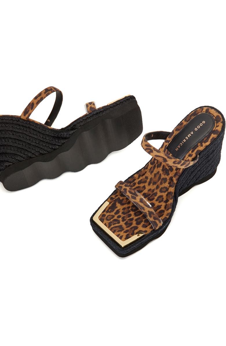 Good American Espadrille Wedge Sandal, Alternate, color,