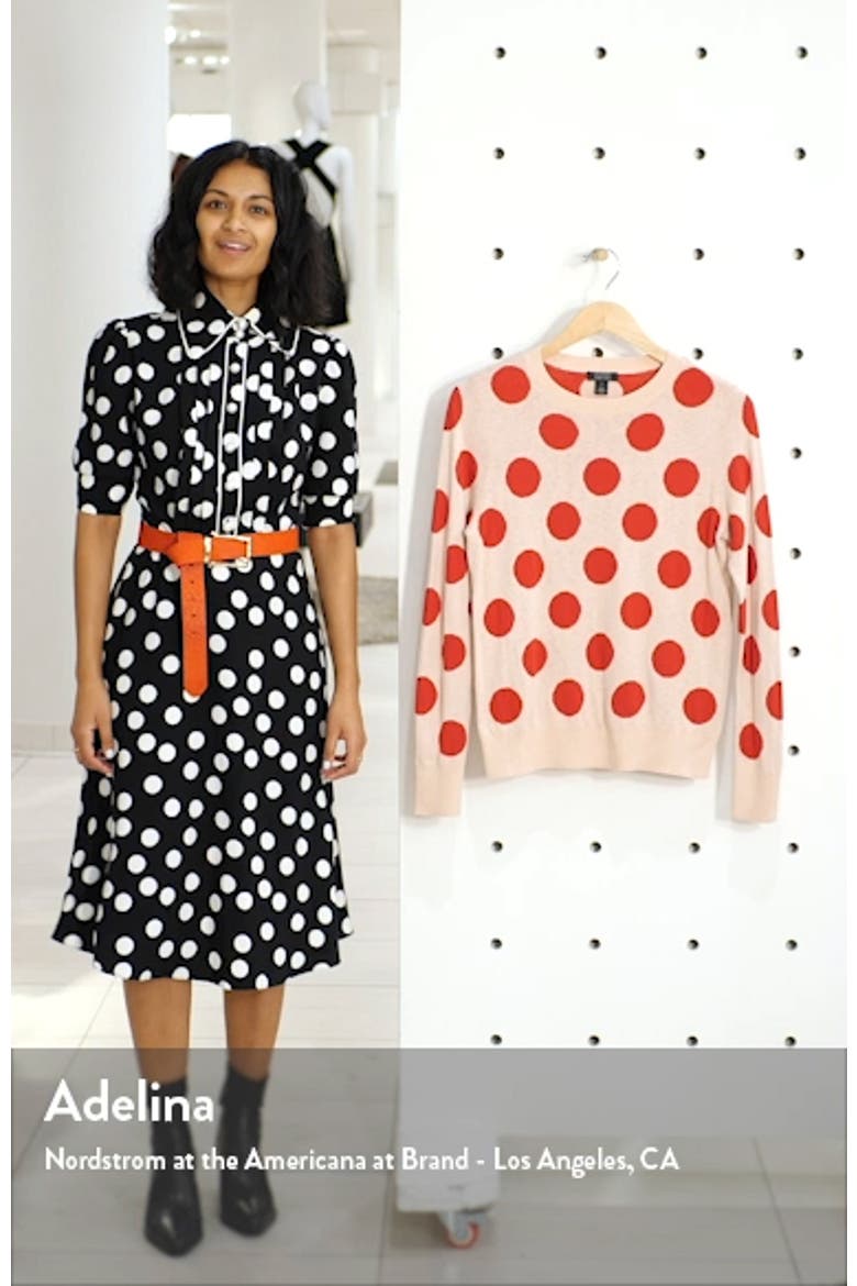 x Atlantic-Pacific Polka Dot Sweater (Nordstrom Exclusive) video
