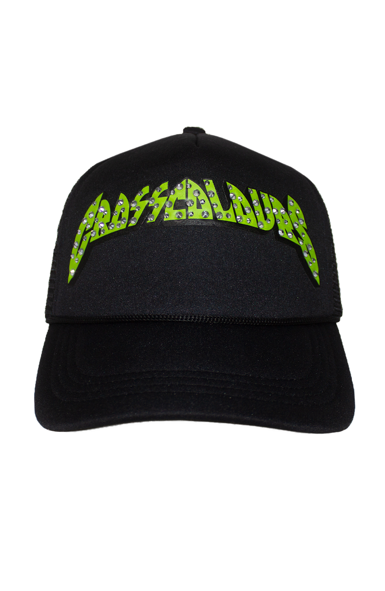 Cross Colours Studded Rock of Ages Trucker Hat, Main, color,