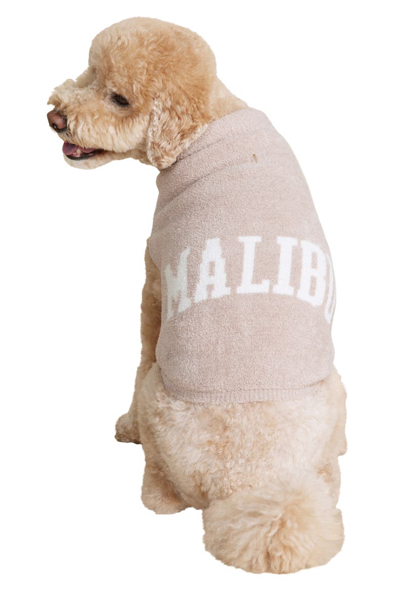 CozyChic® Lite® Malibu Pet Sweater, Main, color, TAUPE-CREAM