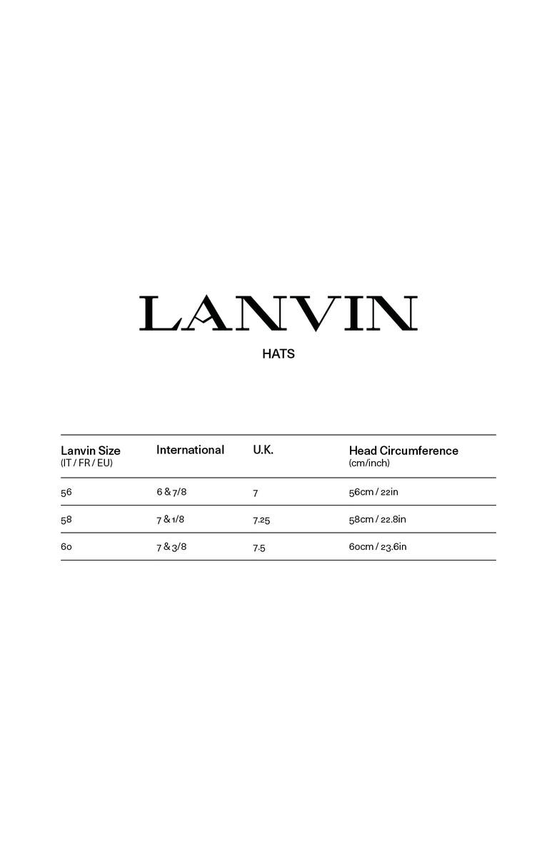 Lanvin LEOPARD PRINT CAP, Alternate, color, Leopard