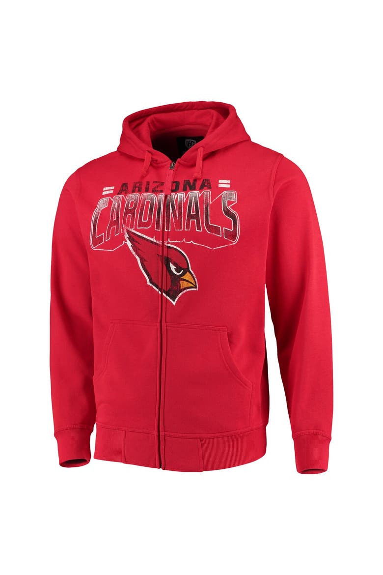 Men's G-III Sports by Carl Banks Cardinal Arizona Cardinals Perfect Season Full-Zip Hoodie, Alternate, color, Cardinal