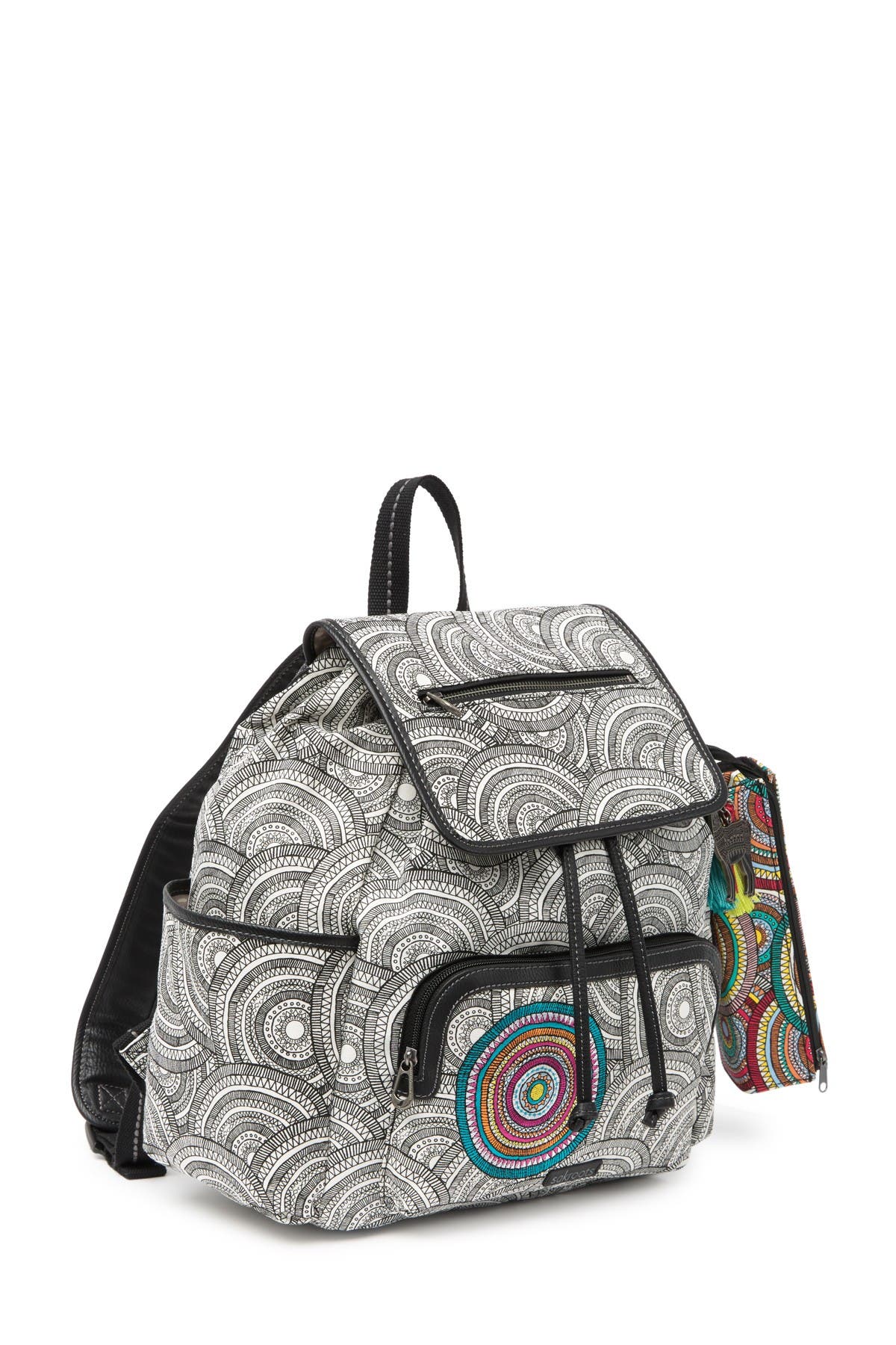 Sakroots Artist Circle Backpack, Alternate, color, 