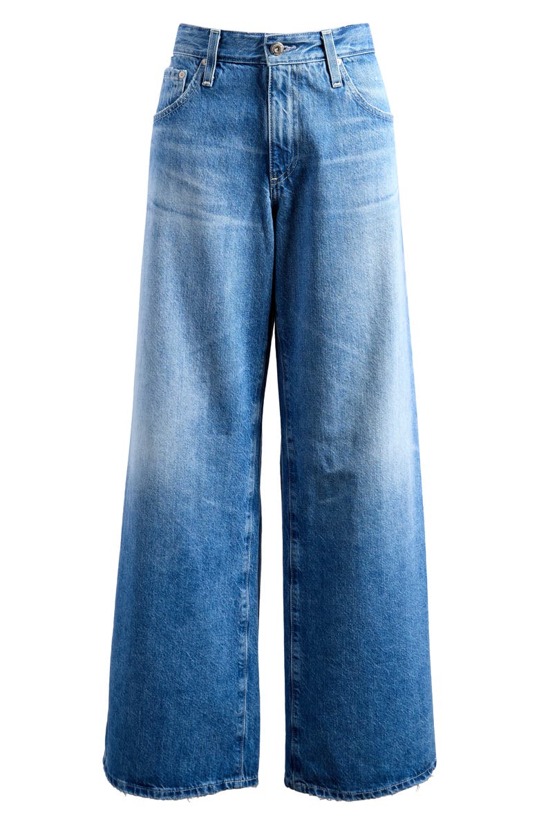 AG Adria Low Rise Baggy Wide Leg Jeans, Alternate, color, 17 Years Divergent