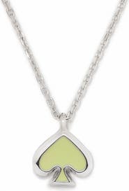 Kate Spade New York mini spade pendant necklace