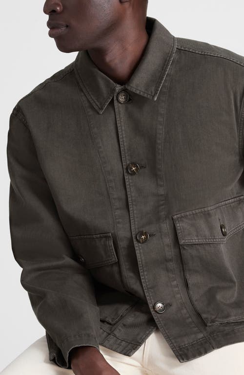 Madewell Patch Pocket Work Jacket In Brown