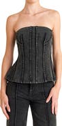 FREEMARKET Strapless Denim Tube Top