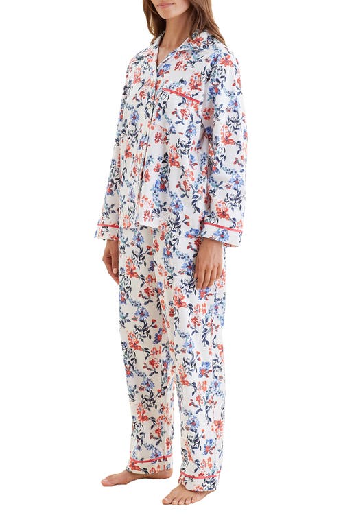 Papinelle Harper Cozy Full Length Pj Set In Snow White