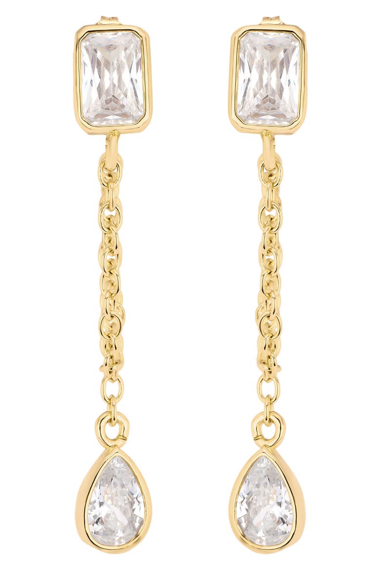 Modern Muse CZ Chain Drop Earrings video