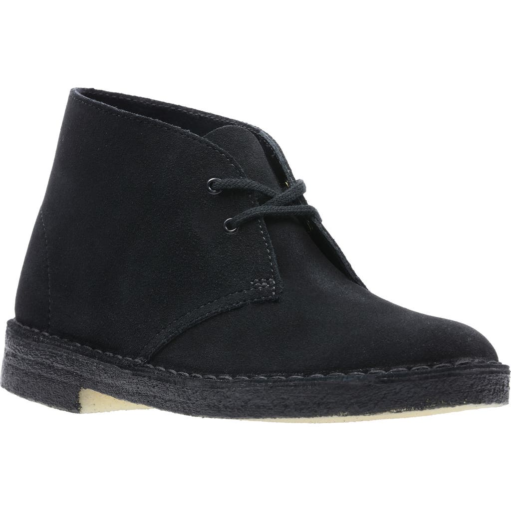 Clarksr Clarks(r) Clarks® Desert Chukka Boot In Black/black Suede
