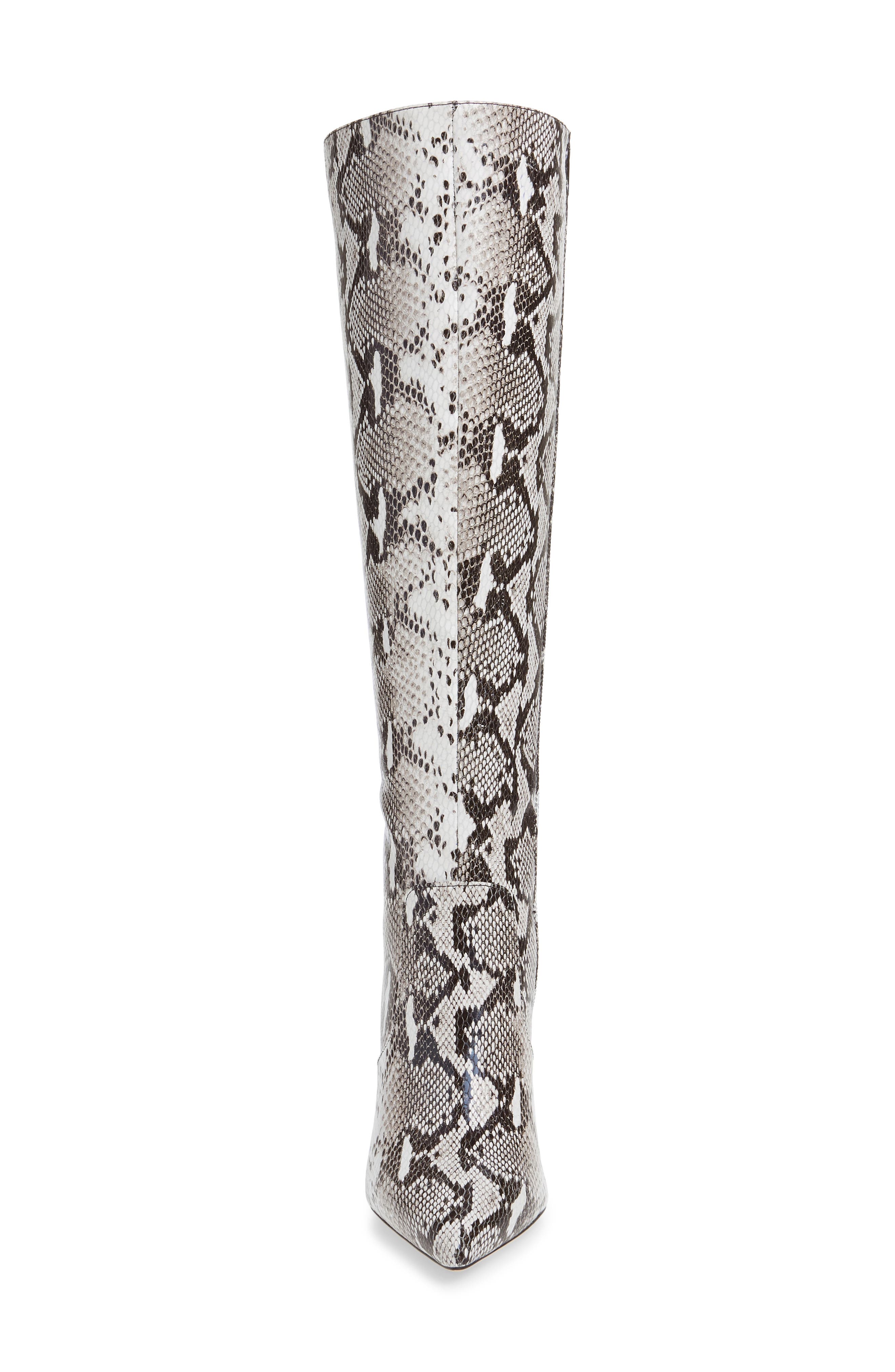 Lexie Tall Boot, Alternate, color, NATURAL/ SNAKE LEATHER