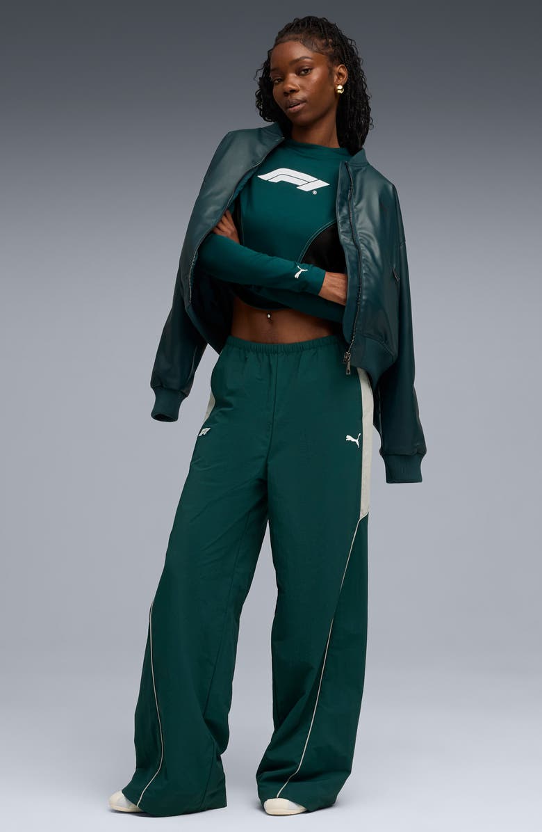 PUMA Formula 1<sup>®</sup> Long Sleeve Racing Top, Alternate, color, Green Terrain