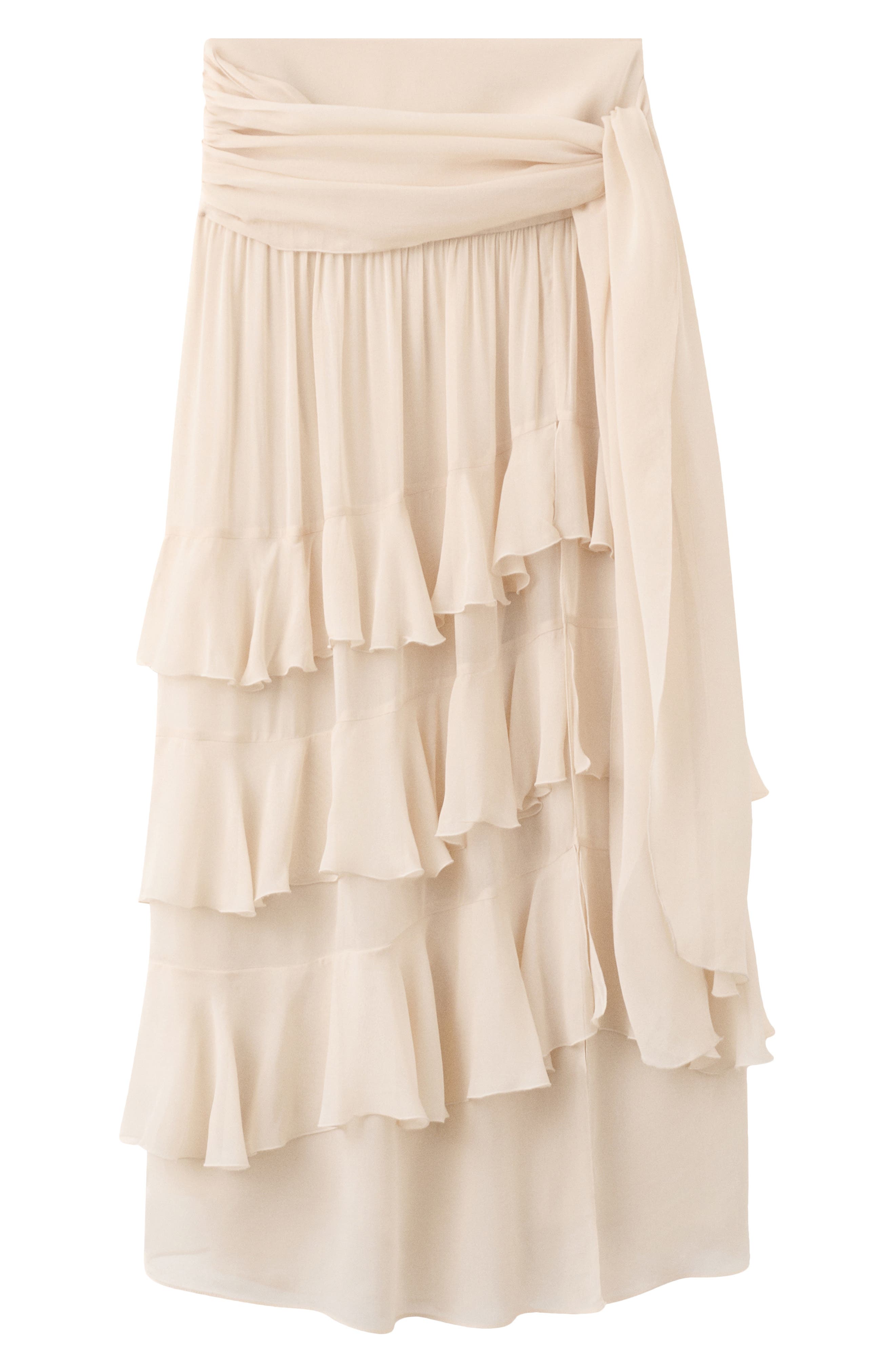 Tiered Maxi Skirt