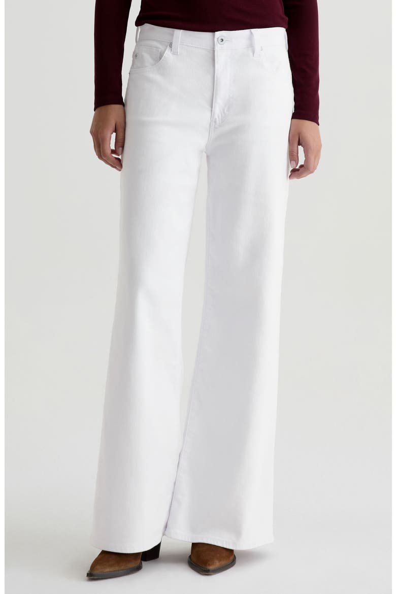 Saige Wide Leg Jeans, Main, color, GALLERY WHITE