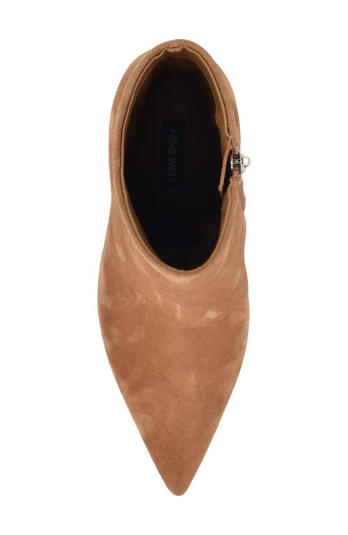 Nine West Ariza Bootie In Neutral