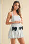 selected White With Black Polka Dots