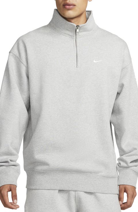 Solo Swoosh Oversize Quarter Zip Sweatshirt