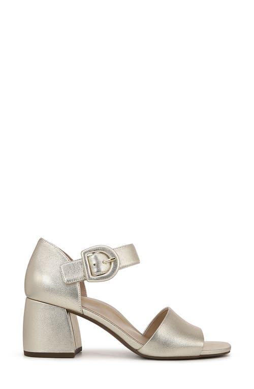 Vionic Chardonnay Block Heel Sandal In Gold