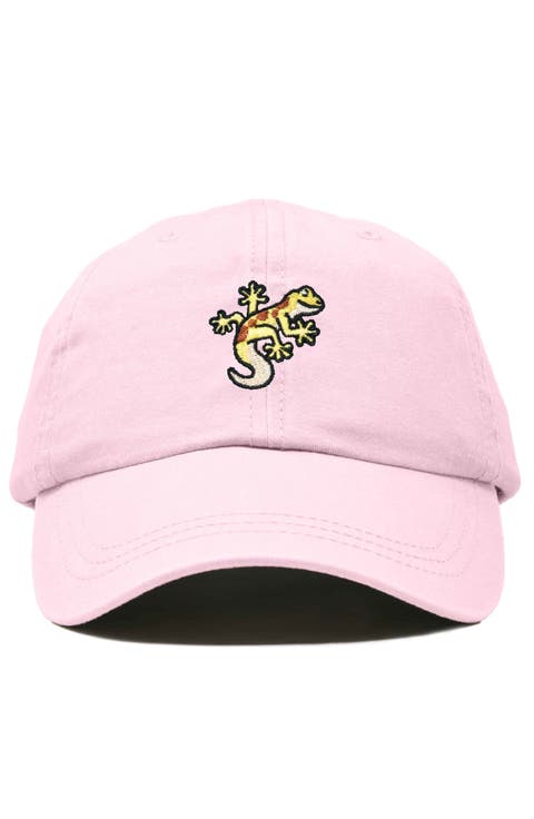 Gecko Embroidered Casual Cap