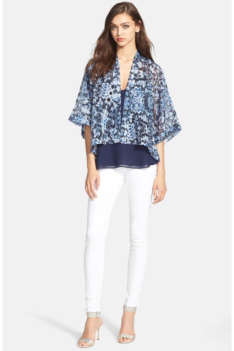 'Nico' Skinny Stretch Jeans, Alternate, color, WHITE