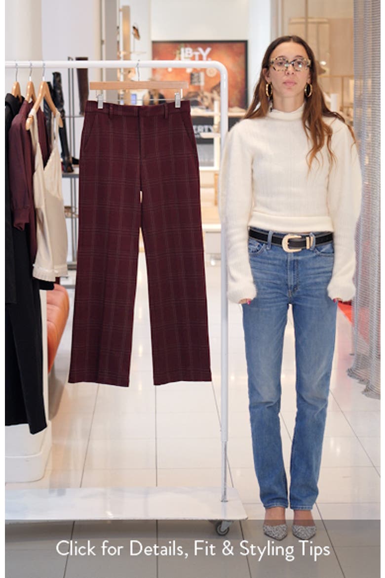 Kelsey Windowpane Plaid Wide Leg Pants video