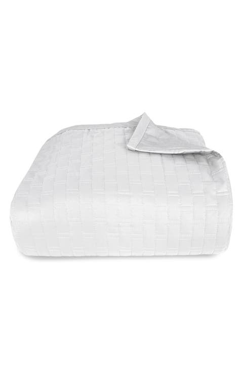 Luxury 100% Viscose Cooling Quilted Brick Coverlet