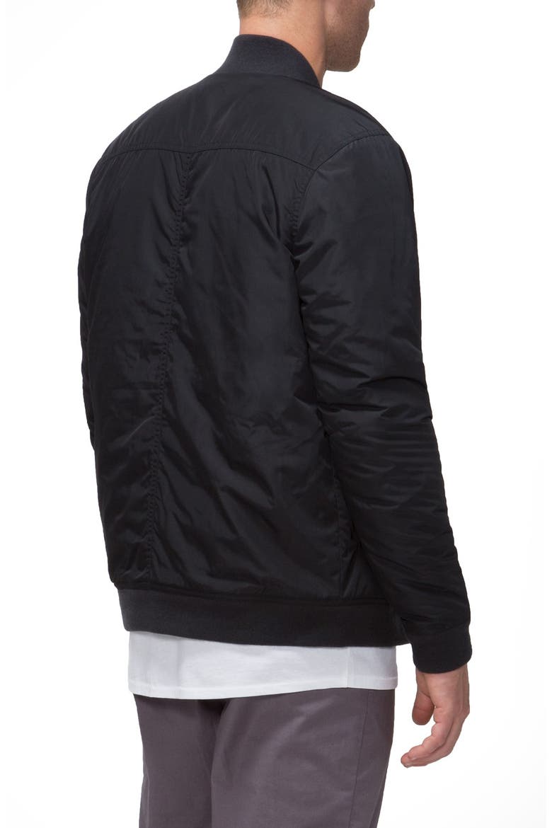 Defender Water Resistant MA-1 Bomber Jacket, Alternate, color, BLACK