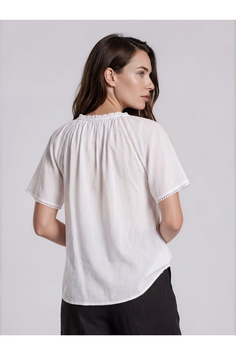 Mabriselle V-Neck Top, Alternate, color, White