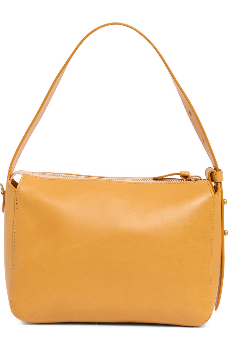 Clare V. Fleurine Leather Shoulder Bag, Alternate, color, Butterscotch - Naturelle