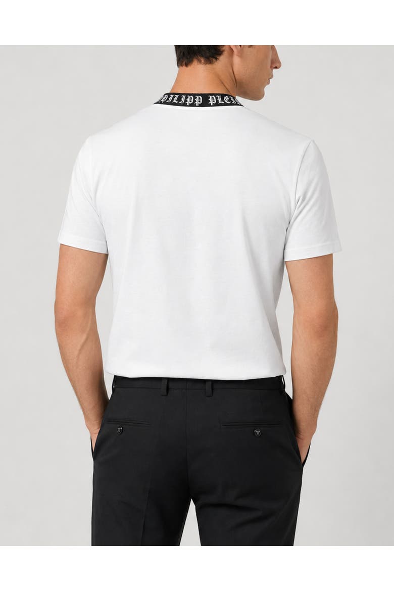 T-Shirt Round Neck Ss Men, Alternate, color, white