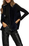 GORSKI Reversible Genuine Shearling Hooded Vest