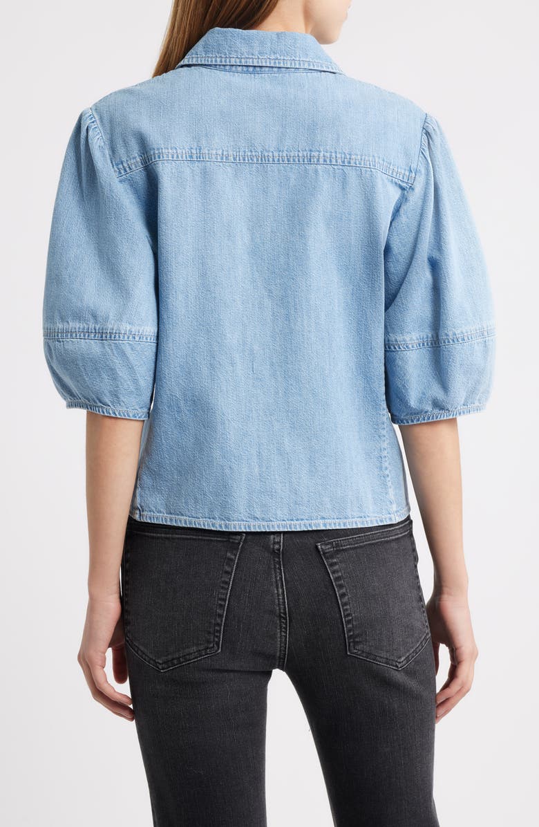 FRAME The Lantern Chambray Button-Up Shirt, Alternate, color, Aphrodite