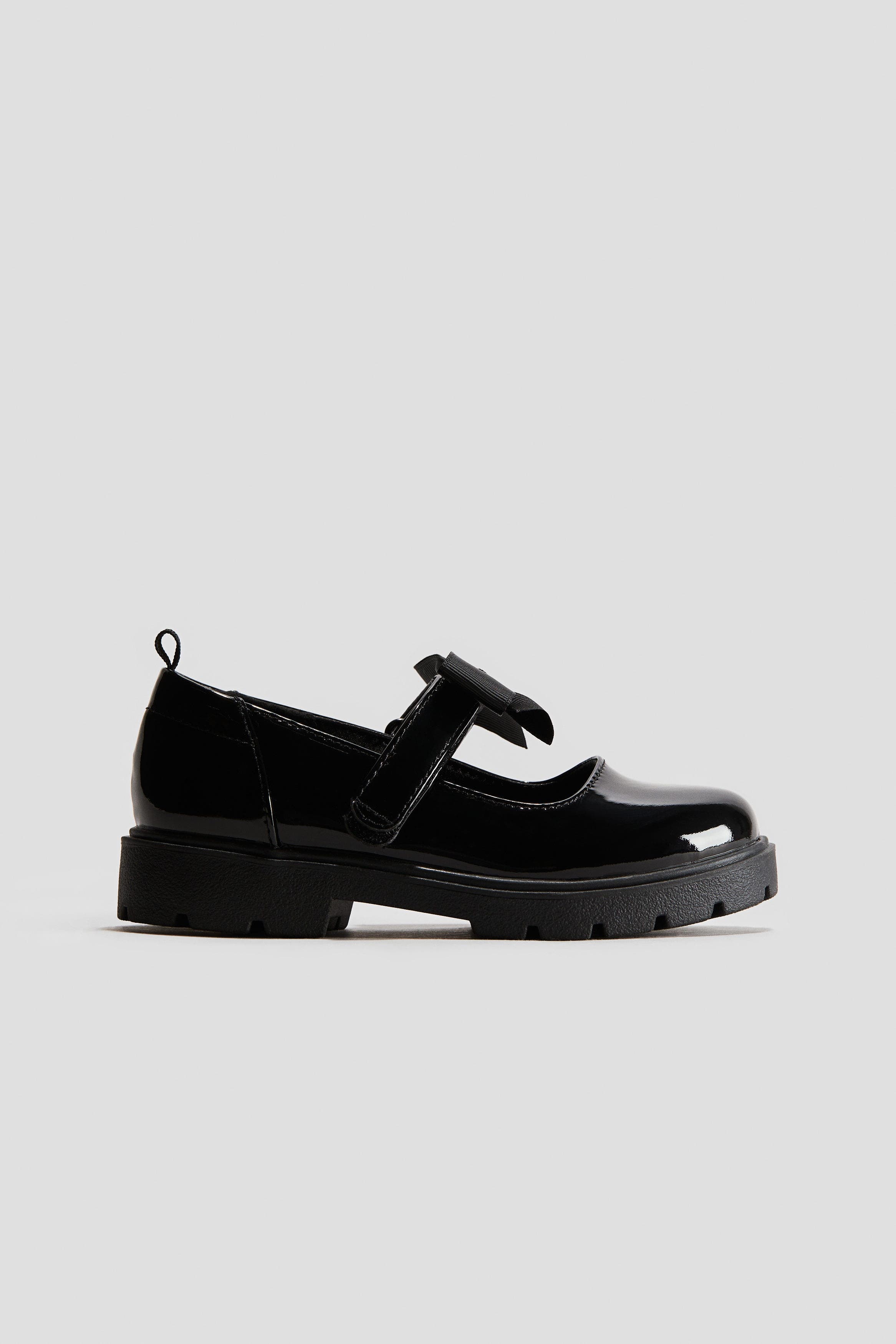 H&M Chunky School Mary Janes, Main, color, Black