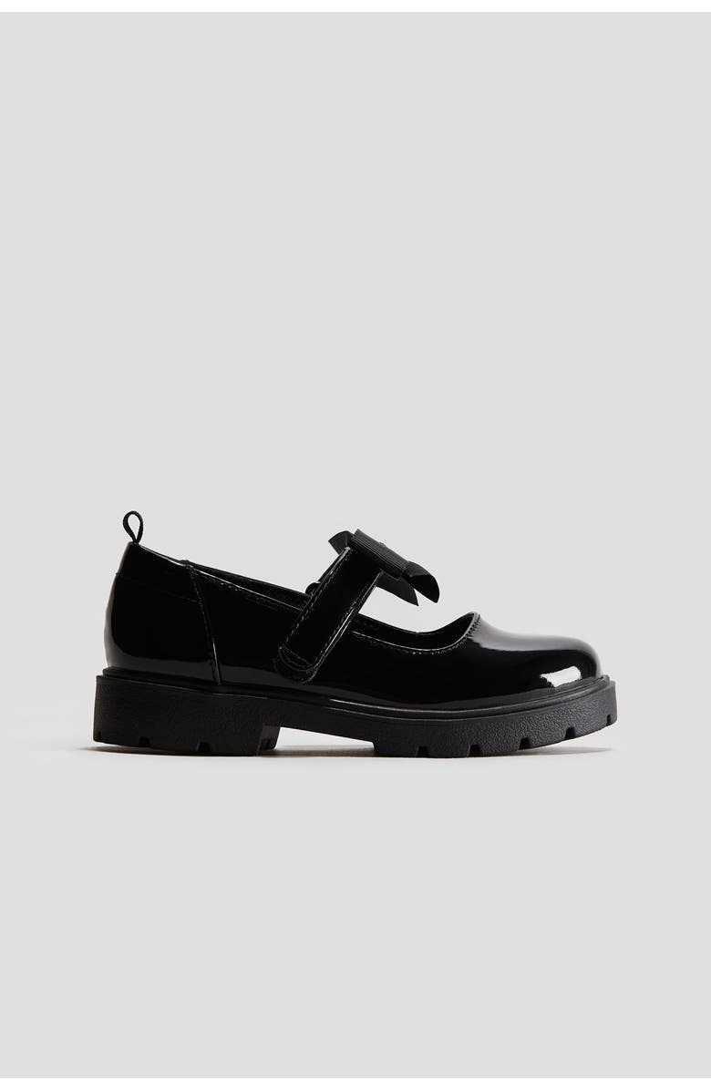 H&M Chunky School Mary Janes, Main, color, Black