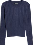 Lucky Brand Cloud Soft Cable Stitch Cardigan