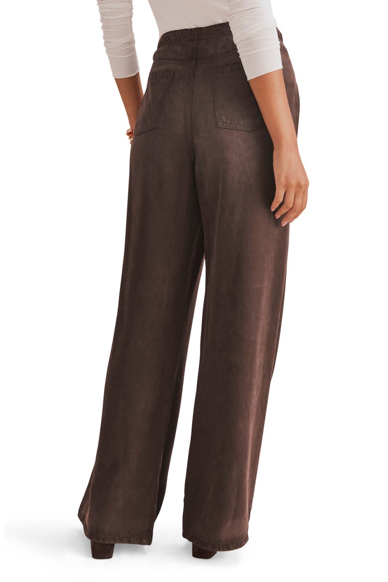 Lounge Denim Pants, Alternate, color, JAVA BROWN