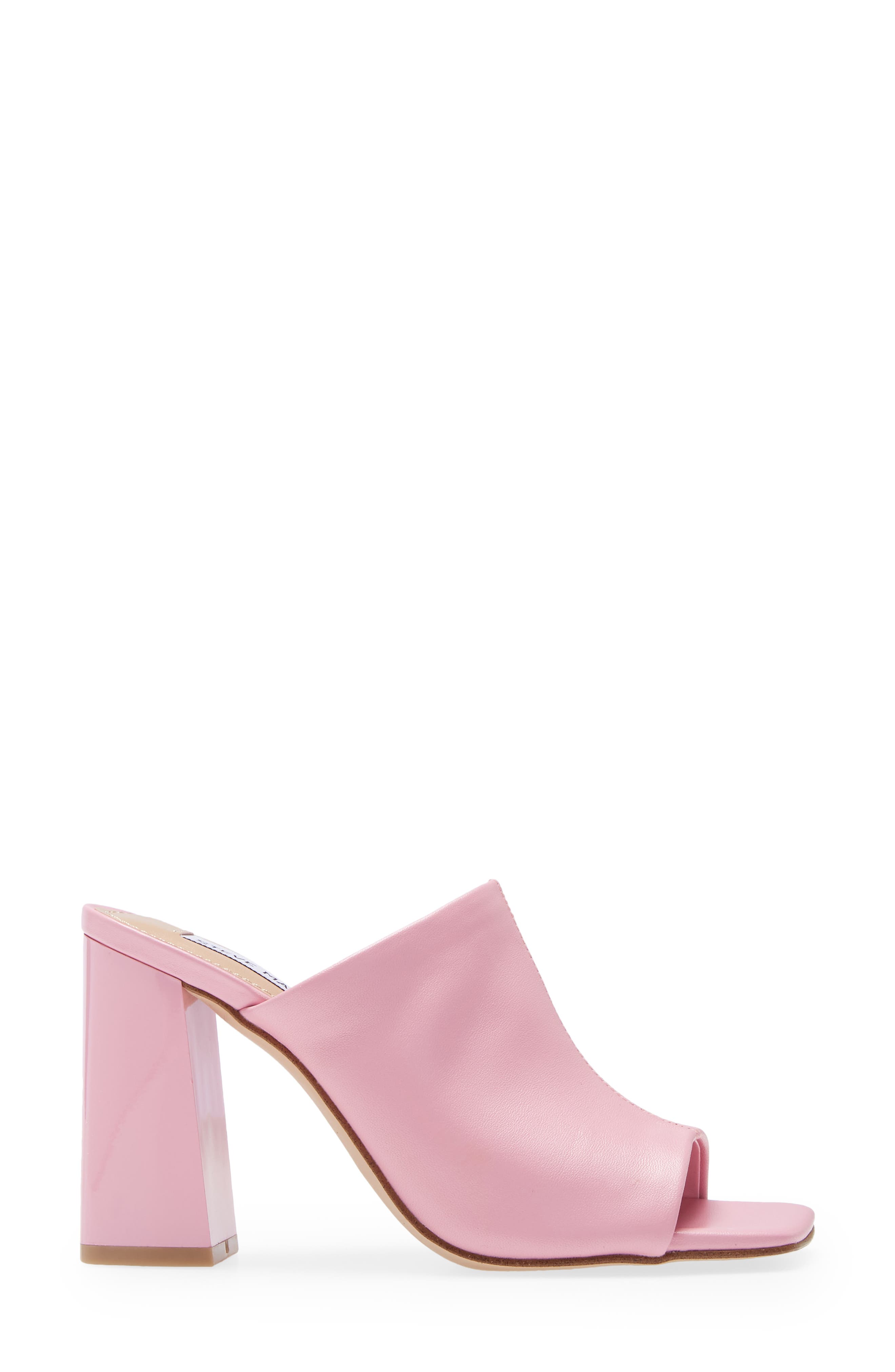 Tule Block Heel Sandal, Alternate, color, PINK LEATHER