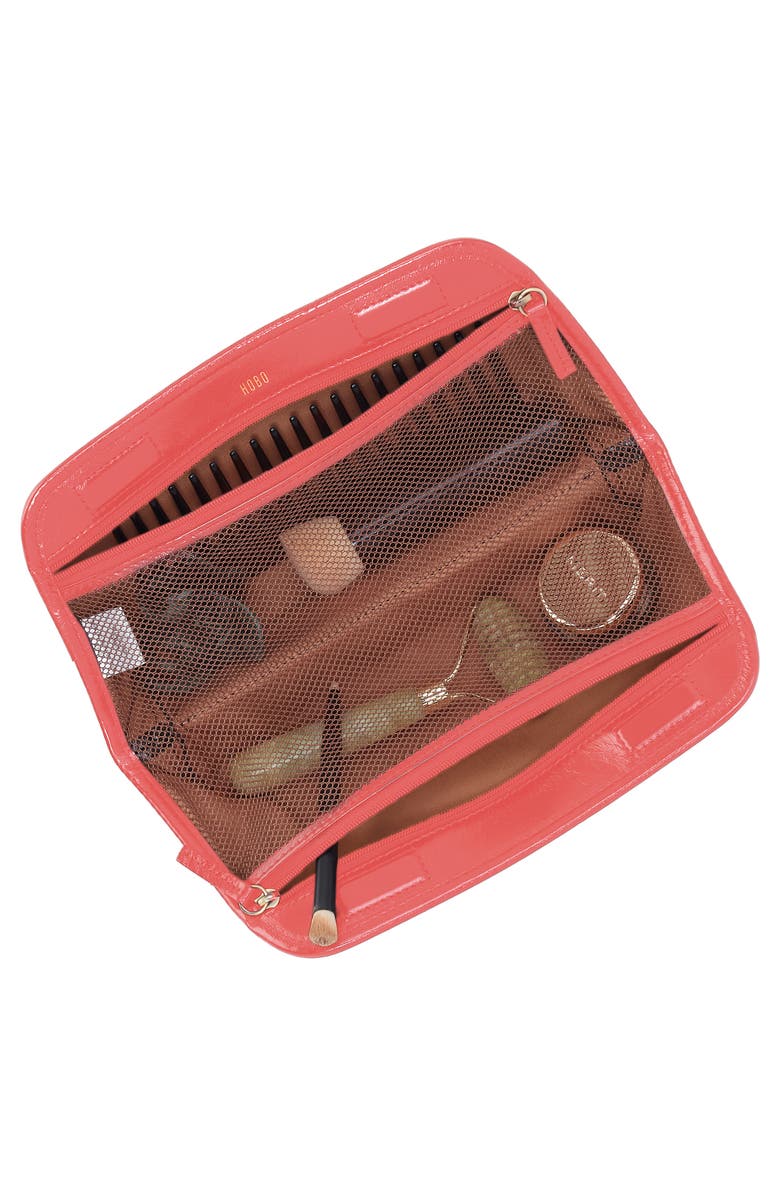 HOBO Beauty Brush Cosmetics Case, Alternate, color, Pink Mirage