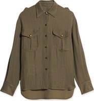 Fortela Sahariana Linen Blend Shirt