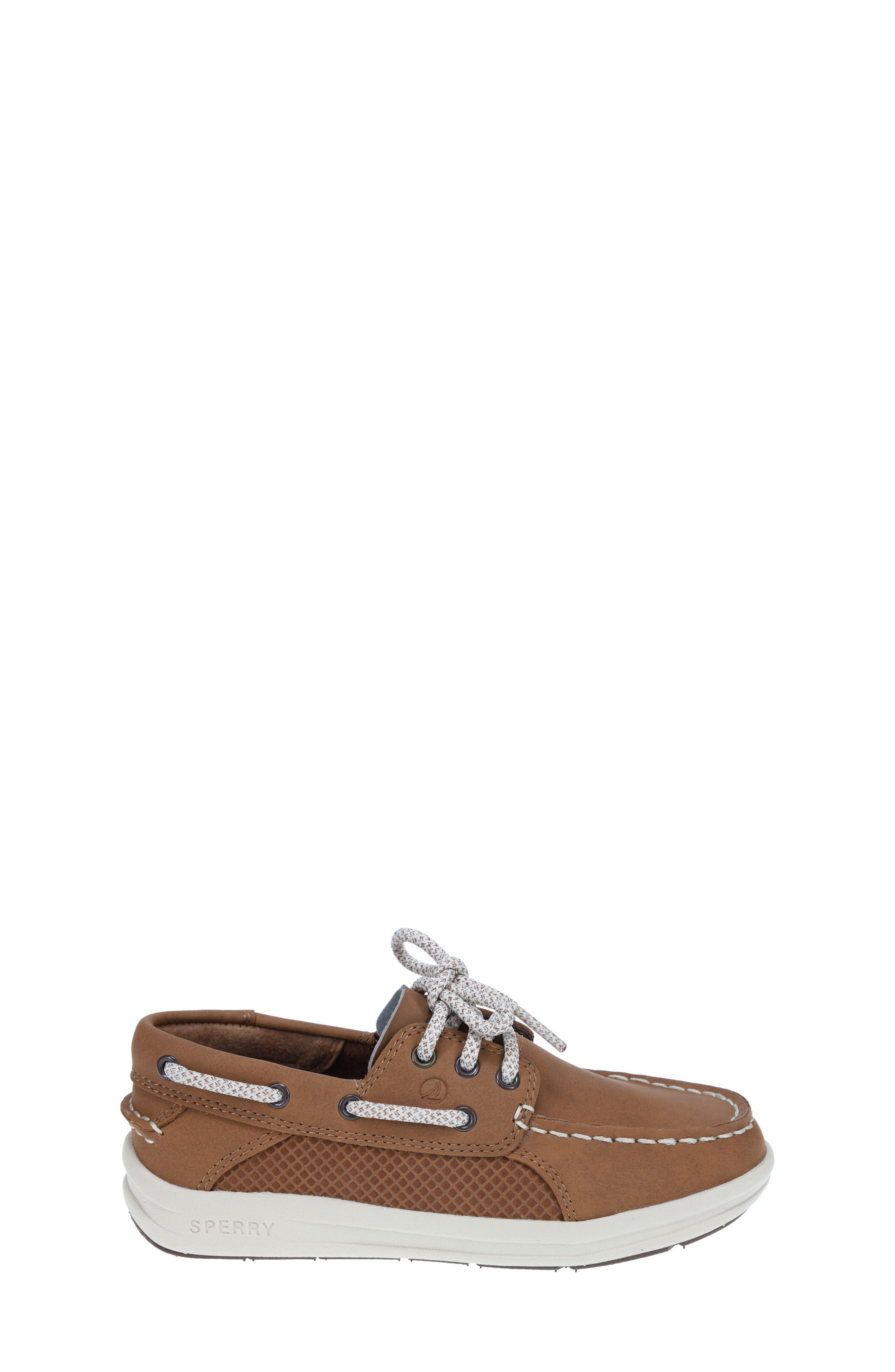 Sperry Kids' Gamefish Boat Shoe, Alternate, color, Dark Tan