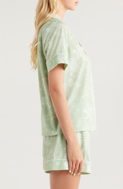 Nordstrom Classic Short Cotton Pajamas In Green