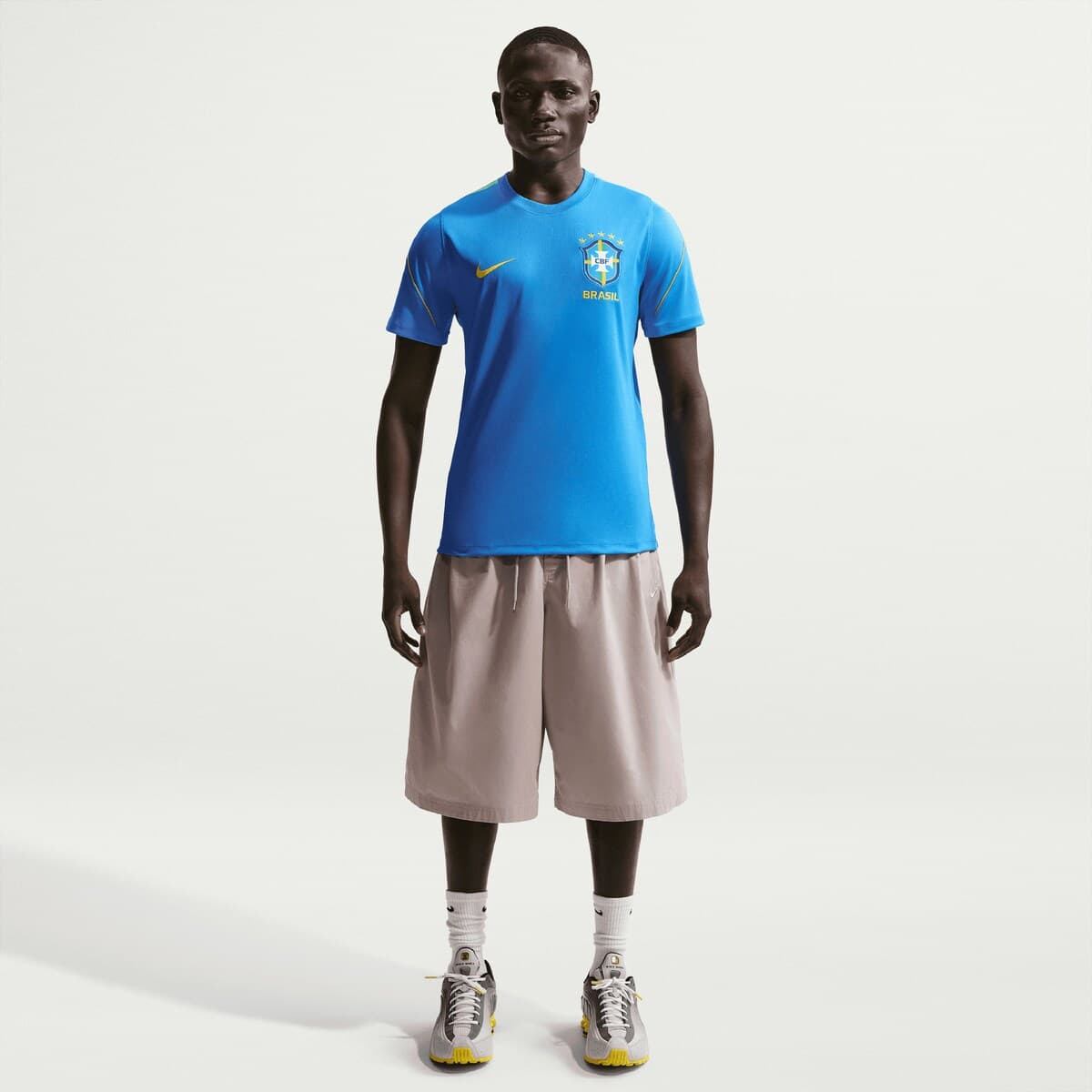 Men's Nike Blue Brazil National Team 2026 Strike Dri-FIT Top (Men